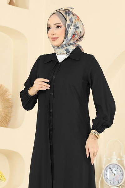 B.G.S. - Gizli Düğmeli Belmando Takım 0340BG354-MS Siyah - 416308