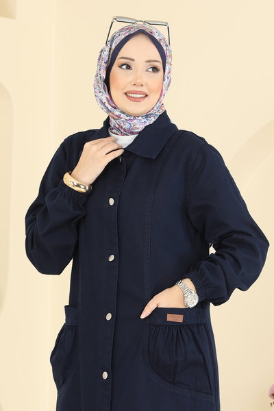 O.R.G. - Gömlek Yaka Armalı Kap 1320ORG1169-MS Laci - 424179