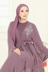 Güpür Detaylı İkili Takım 8113AB368-MS Pudra Vizyon - Thumbnail