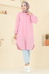 Hakim Yaka Terikoton Tunik 4517PM271-MS Pudra - Thumbnail