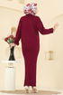Hırkalı Triko Takım 1438MT581-MS Bordo - Thumbnail