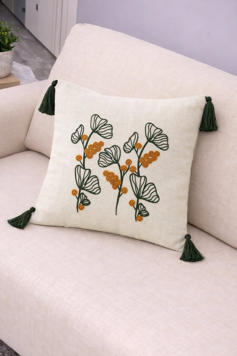 HOME&LIFESTYLE 1018HB1195-MS Pattern 1 Green&Orange