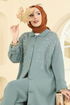 İşleme Detaylı Triko Takım 2745AYD574-MS Mint - Thumbnail