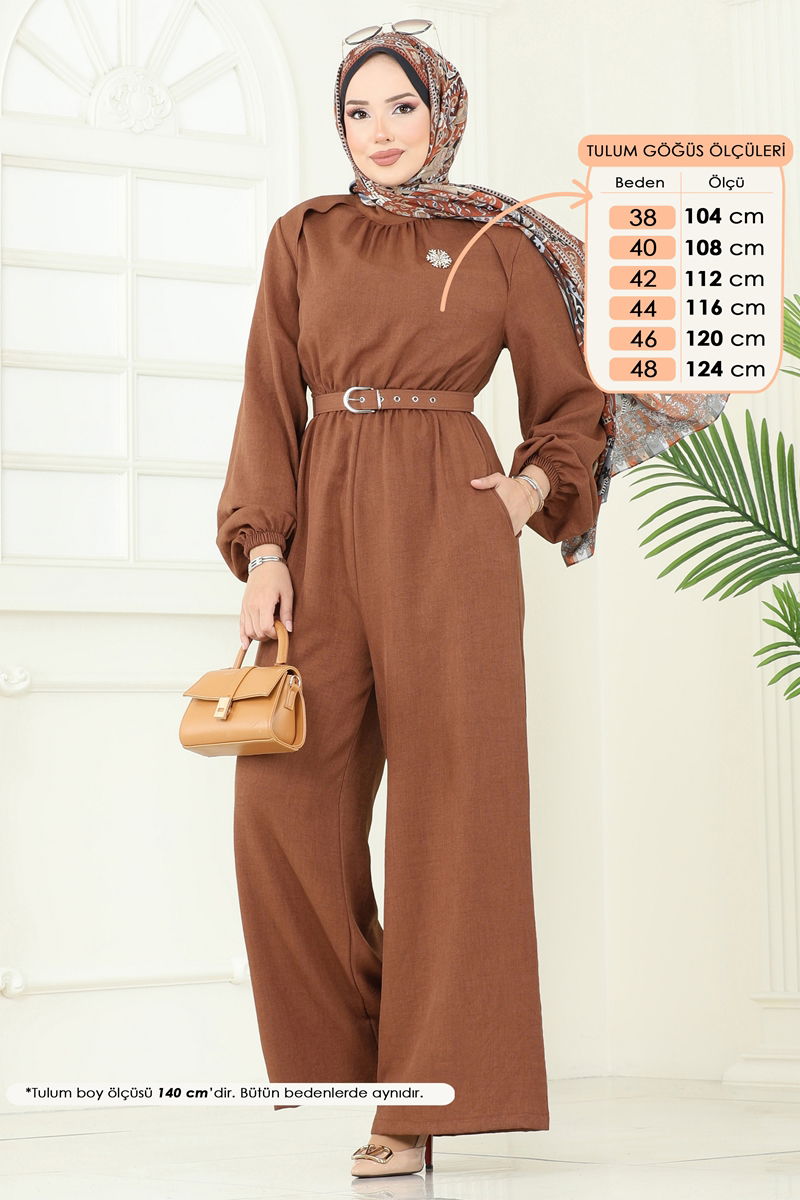 Jumpsuit 2687SL432-MS Tan