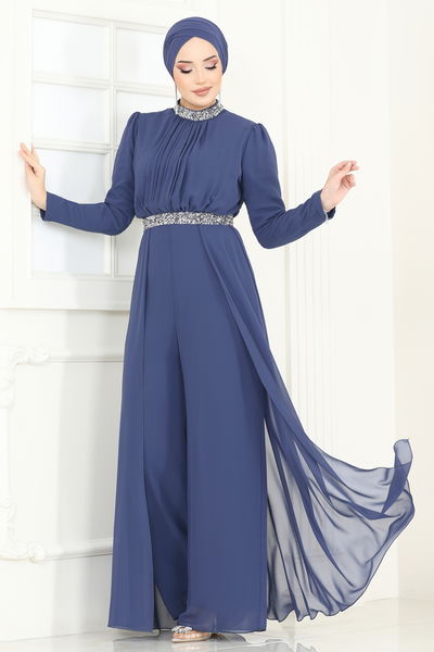A.B. - Jumpsuit 5006AB368-MS Indigo - 366114
