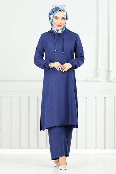 MRV O.Z.R. - Kapşonlu Keten Takım 824OZR1047-M Laci - 353157