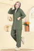 Kapüşon Detaylı Pantolonlu Takım 3258HBS856-MS Haki - Thumbnail