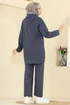 Kapüşon Detaylı Spor Takım 1002ETT926-MS Füme - Thumbnail