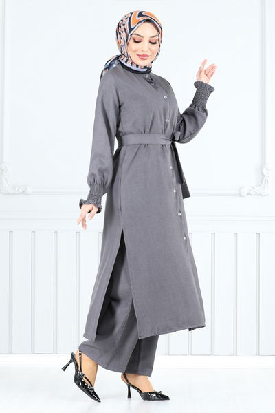 MRV O.Z.R. - Kemer Detaylı İkili Takım 809OZR1047-M Antrasit - 351113