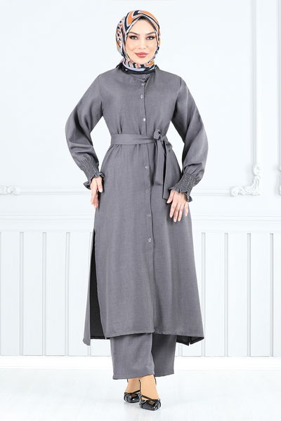 MRV O.Z.R. - Kemer Detaylı İkili Takım 809OZR1047-M Antrasit - 351114