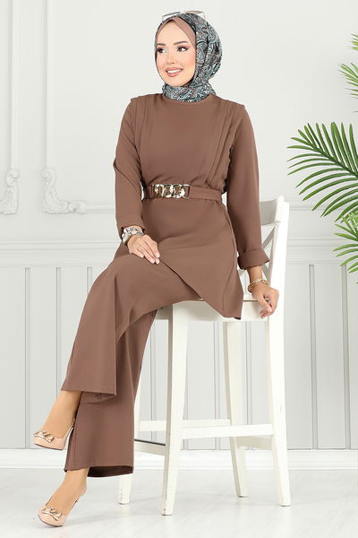 MRV S.L. - Kemeri Zincirli Şık Takım 2700SL890-M Koyu Vizyon - 357801