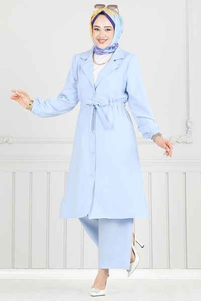 M.R. - Kruvaze Yaka İkili Takım 021MR1078-MS Bebe Mavisi - 383814