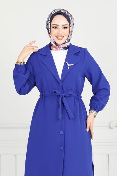 M.R. - Kruvaze Yaka İkili Takım 021MR1078-MS Saks - 383818