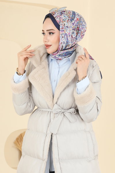 Y.M.C. - Kruvaze Yaka Jesika Kaban 1160YMC1171-MS Taş - 422234