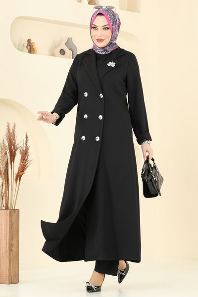 S.L. - Kruvaze Yaka Üçlü Takım 2653SL432-MS Siyah - 368453