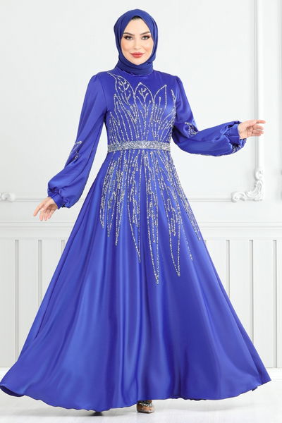 MRV E.N.D. - Le Devant Pierreux Satiné Robe de soirée 5675END900-L Poires - 352643