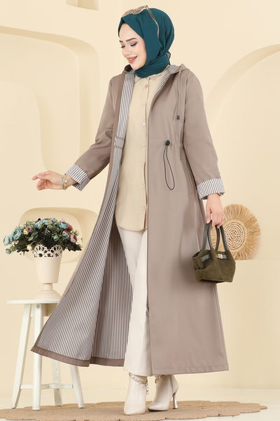 O.R.G. - Manşeti Çıtçıtlı Bondit Ferace 1401ORG1169-MS Vizyon - 415637