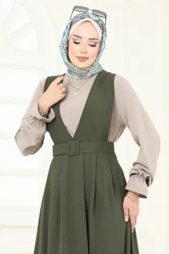 MRV P.L. - Manşeti Lastikli Jile Takım 9152PL940-M Açık Vizon&Haki - 357857