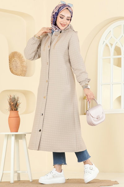 D.F.L. - Manşeti Lastikli Kapitone Kap 2006DFL152-MS Vizyon - 411316