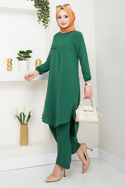 MRV M.H. - Manşeti Lastikli Takım 4013MH1062-M Zümrüt - 353355