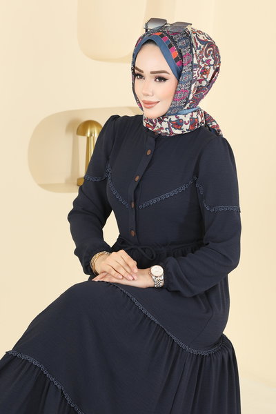 O.R.G. - Motif Detaylı Aerobin Elbise 6601ORG1169-MS Laci - 424794