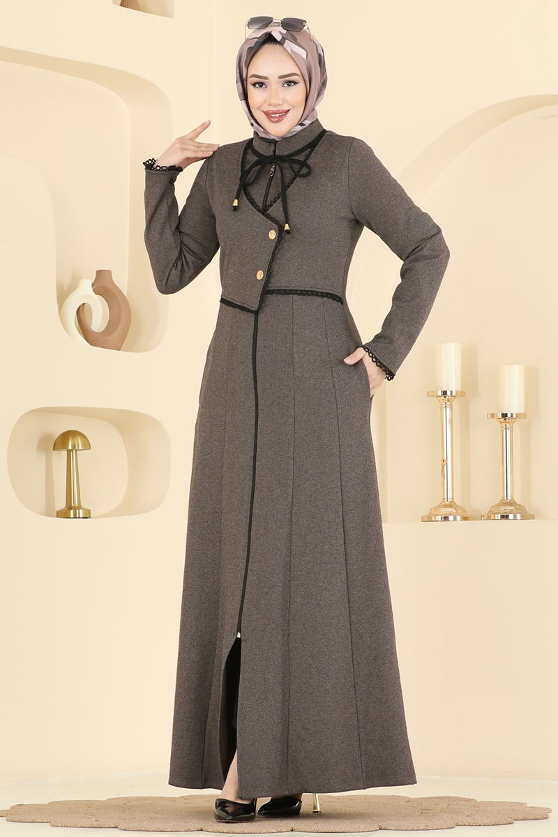 Motif Detaylı Tivit Ferace 2771SL432-MS Vizyon