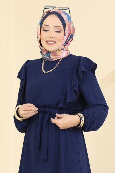 M.O.R. - Omuz Fırfırlı Aerobin Elbise 5009MDA386-MS Laci - 419304