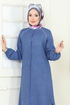 Omzu Taşlı Sofia Tunik 3124HBS856-MS İndigo - Thumbnail