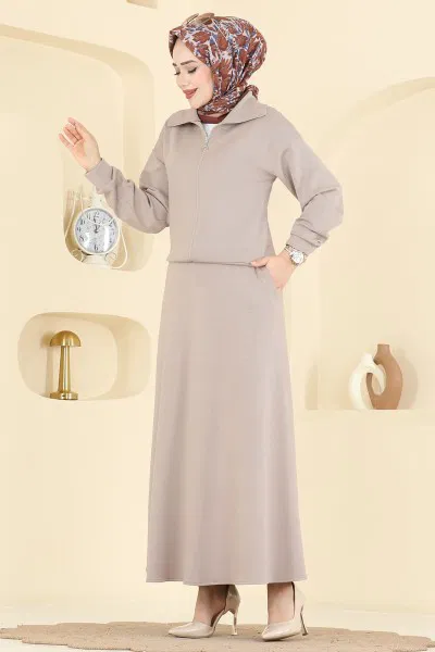 E.R.K. - Önden Fermuarlı Modal Takım 2601ERK1158-MS Vizyon