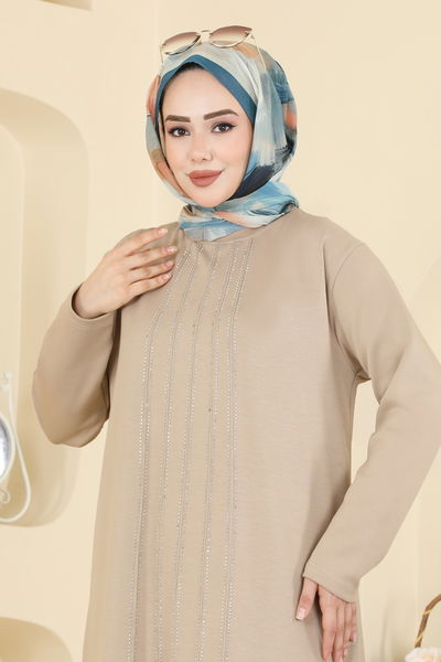 A.Y.D. - Önü Taşlı Modal Takım 2782AYD574-MS Taş - 430259