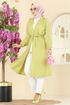 Overcoat 10074ETT926-MS Oil Green - Thumbnail