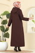 Overcoat 1314-MS-1ORG1169 Bitter Brown - Thumbnail