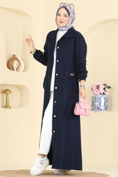 O.R.G. - Overcoat 1320ORG1169-MS Navy Blue