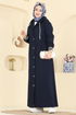 Overcoat 1321ORG1169-MS Navy Blue - Thumbnail