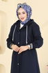 Overcoat 1321ORG1169-MS Navy Blue - Thumbnail