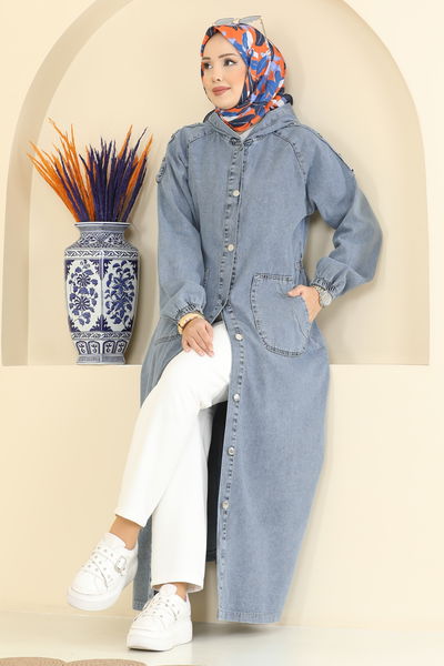 O.R.G. - Overcoat 1352ORG1169-MS Light Denim - 422868