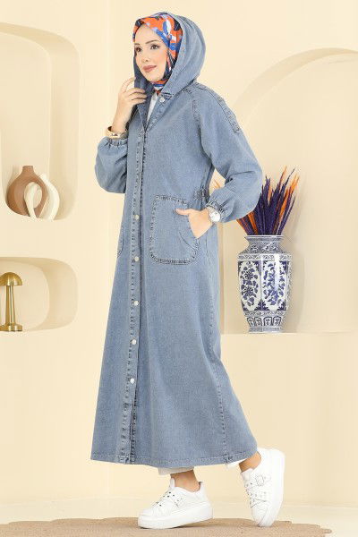 O.R.G. - Overcoat 1352ORG1169-MS Light Denim