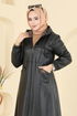 Overcoat 1407ORG1169-MS Black - Thumbnail