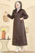 Overcoat 1407ORG1169-MS Brown - Thumbnail