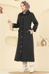 Overcoat 1416ORG1169-MS Black - Thumbnail