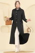 Overcoat 1416ORG1169-MS Black - Thumbnail