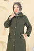 Overcoat 1416ORG1169-MS Khaki - Thumbnail