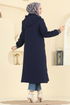Overcoat 1926TRT545-MS Navy Blue - Thumbnail