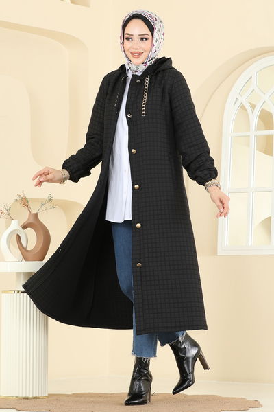 D.F.L. - Overcoat 2006DFL152-MS Black - 411294