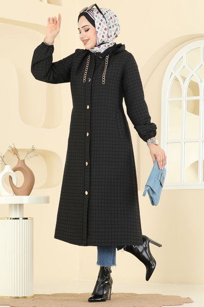 D.F.L. - Overcoat 2006DFL152-MS Black - 411295