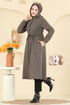 Overcoat 2016FON792-MS Brown - Thumbnail