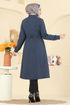 Overcoat 2016FON792-MS Navy Blue - Thumbnail