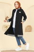 Overcoat 2019FON792-MS Black - Thumbnail
