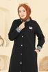 Overcoat 2019FON792-MS Black - Thumbnail