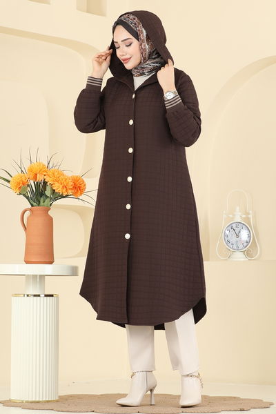 T.R.T. - Overcoat 2025TRT545-MS Bitter Brown - 417316